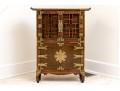 Korean Rosewood Pagoda Form Apothecary Cabinet