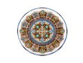 Turkish Pasabahce Enameled Glass Plate