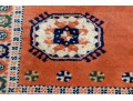 Turkish Hand-knotted Wool Accent Carpet, 6’-5” X 4’-1”