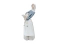 Lladro Hand-painted Porcelain Girl With Sheep