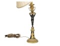 Antique Empire Style Bronze Putti Motif Table Lamp