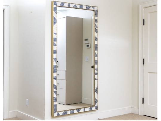 CB2 Grace Modern Bone Inlay Full Length Mirror