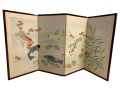 Colorful And Fine Hand-Painted Koi Screen