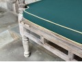 Artisan Crafted Vintage Teak Bench 