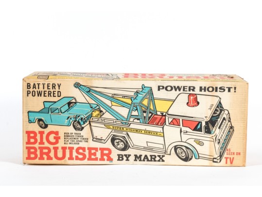 Vintage Big Bruiser By Marx In Original Cardboard, Ca. 1960s
