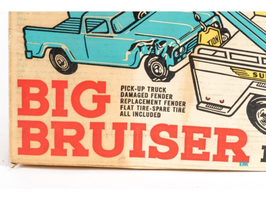 Vintage Big Bruiser By Marx In Original Cardboard, Ca. 1960s