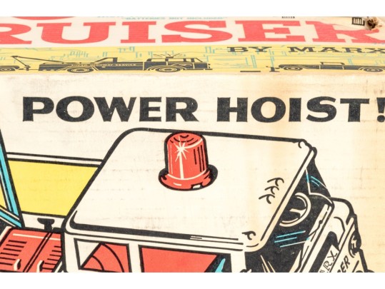 Vintage Big Bruiser By Marx In Original Cardboard, Ca. 1960s