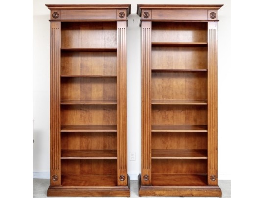 Pair Of Neoclassical Style Bookshelves