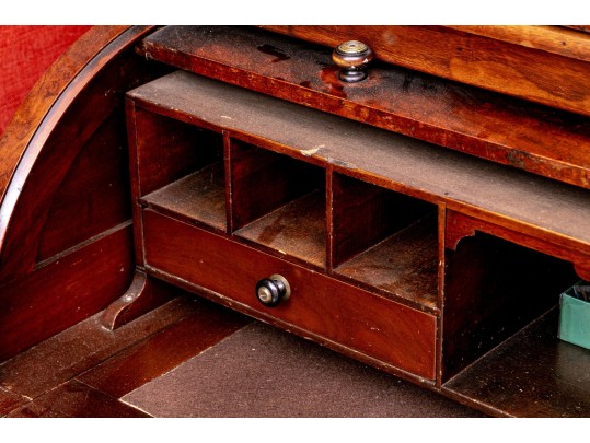 Antique Eastlake Style Cylinder Secretary