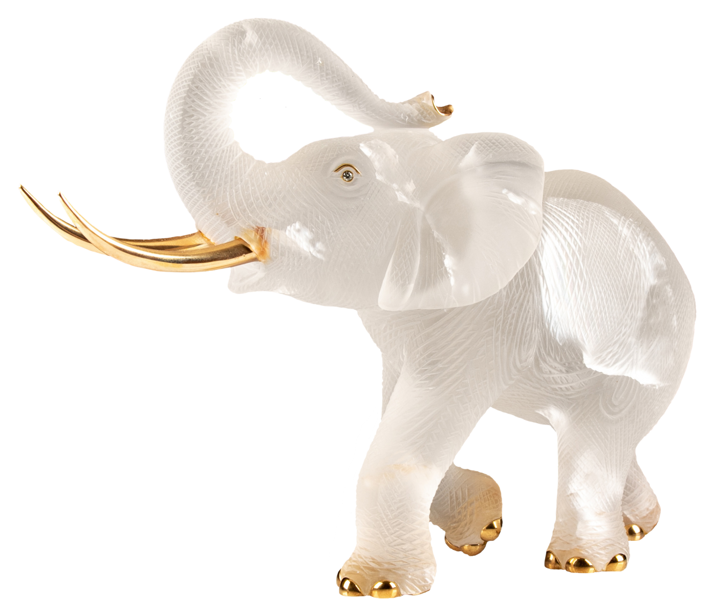 BRG accepts fine jewelry and smalls like this beautiful Herend elephant with 24kt gold tusks and feet