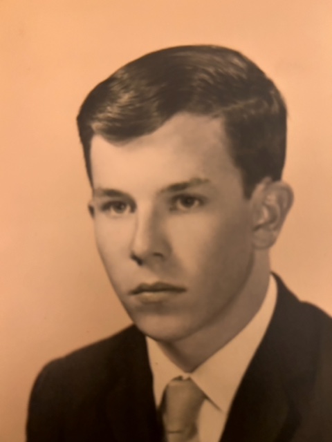 A portrait of a youthful, clean-cut Harry Laurie of the Black Rock section of Bridgeport