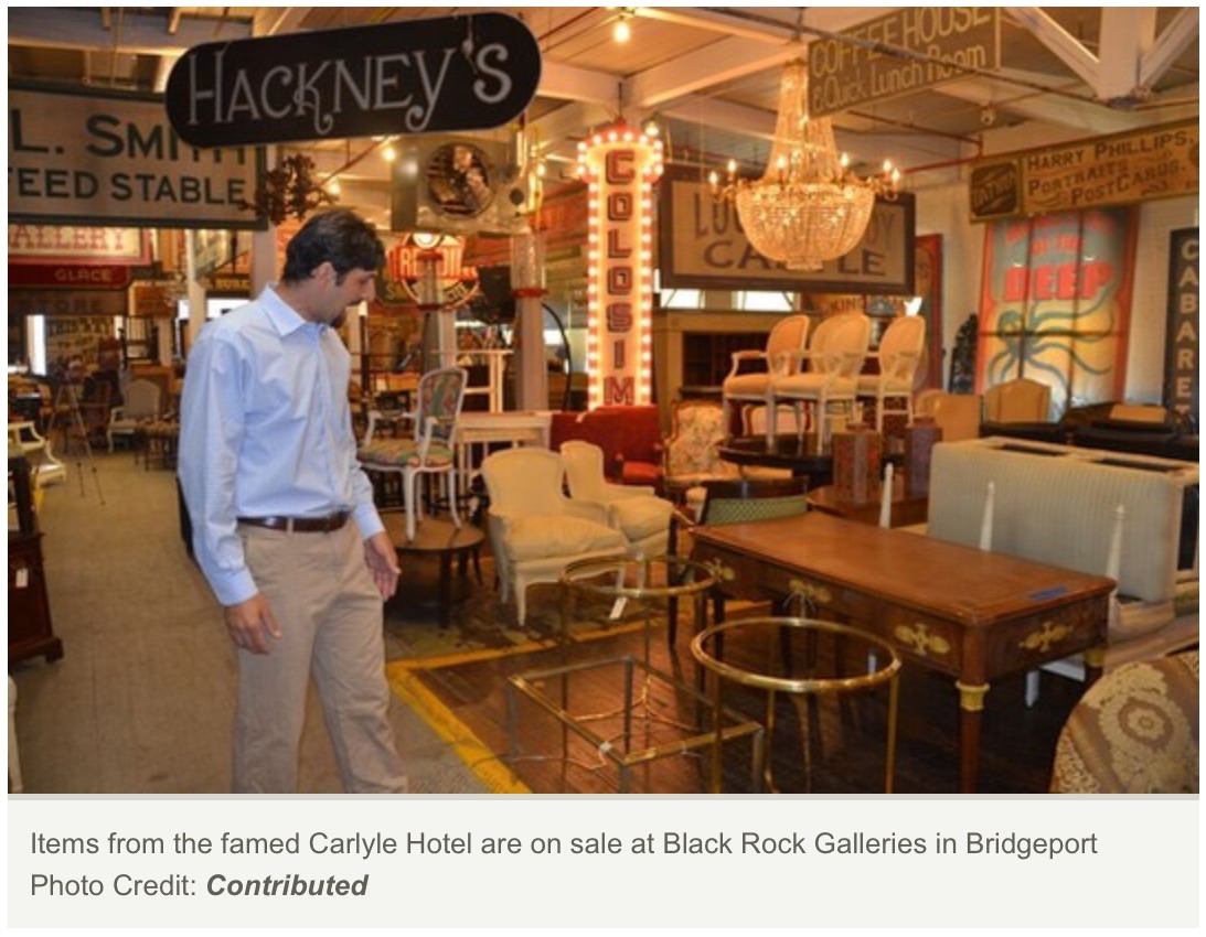 Vintage Carlyle Hotel Items Hit the Market at Black Rock Galleries