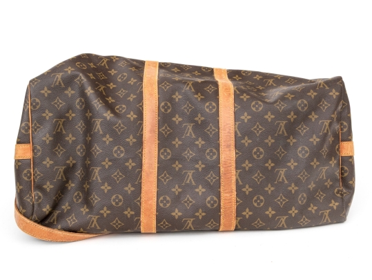 Louis Vuitton Vintage Brown Monogram Leather And Coated Canvas 