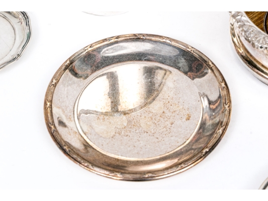 Assembled Thirteen Piece Silver Plated Wine Serving Lot