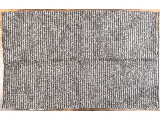 Cable Black & Grey Surya Loomed Wool Carpet, 8'-1