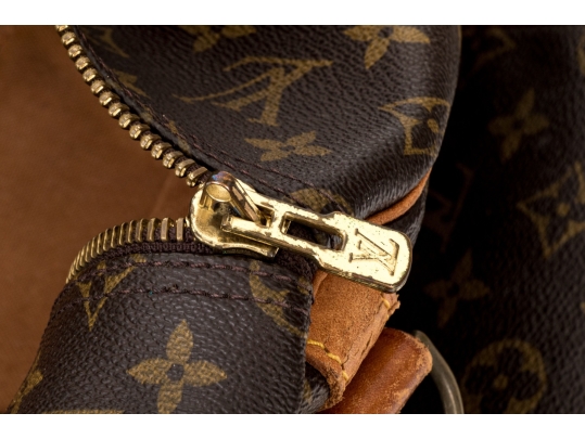 Louis Vuitton Vintage Brown Monogram Leather And Coated Canvas 