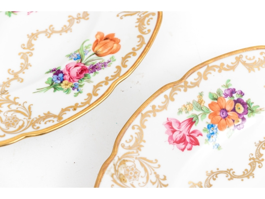 Assembled Set Of Seven Schumann Bavaria Hand-Painted Plates