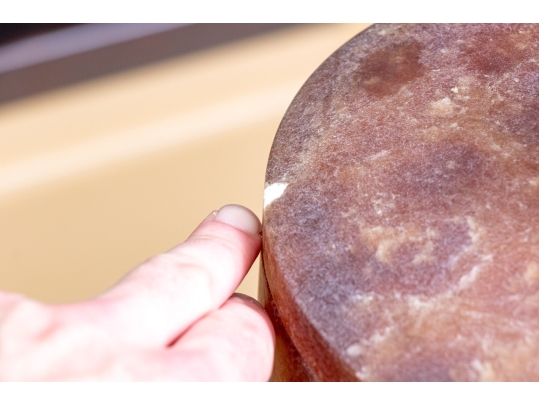 Highly Decorative Carved Stone Lidded Stone Vessels