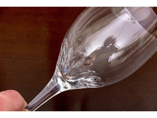 Forty-Five Piece Set Of Crystal Drinkware, Probably Orrefors 