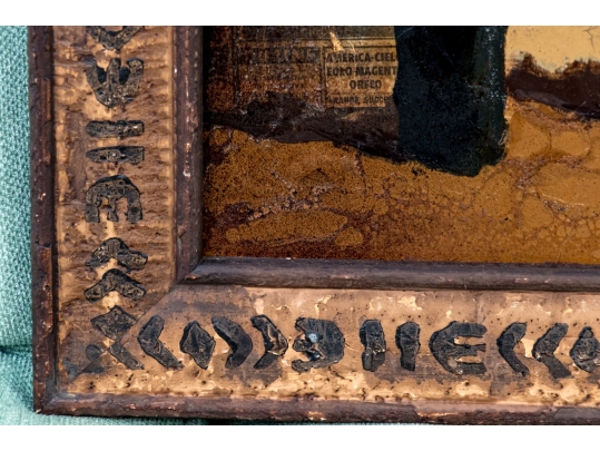 Mixed Media On Board Of A Choir In The Manner Of Andres Escartin (Spanish, B. 1938)