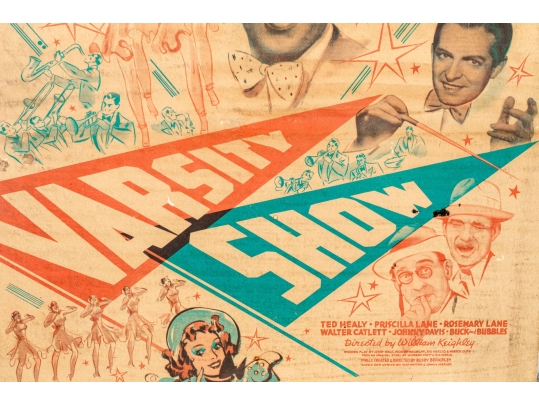Collection Of Seven 1930's Stamford Theatre Movie Posters And  A 1953 Movie Poster