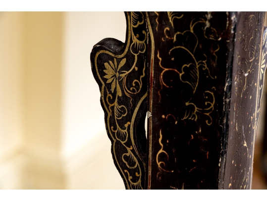 Antique 19th C. Chinese Lacquered Console Table