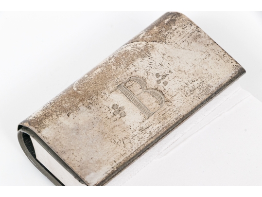 Tiffany & Co. Sterling Silver Mounted Notepad Holder, 1.25 Ozt.