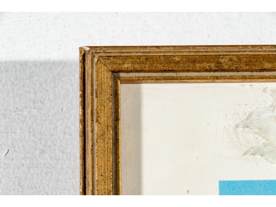 After Paul Davis Framed Vintage Horse Show Poster, Hamptons Classic 1978 