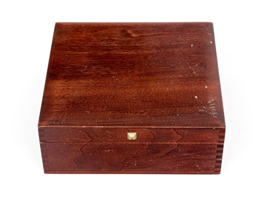 Set Of Eight Vintage Cartier Sterling Silver Liquer Cups, Cased    5.850 Troy Ozs. 