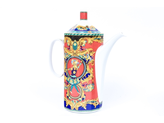 Seventeen Piece Set Of Versace Le Roy Soleil China Serving Wares