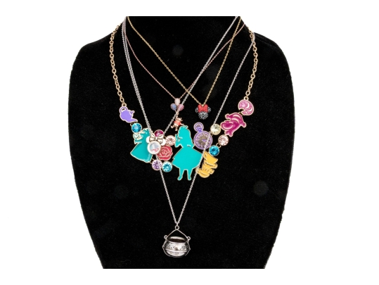 Disney Collection Of Themed Jewelry Pieces, Including A Boxed Disney Parks/Pandora Bracelet