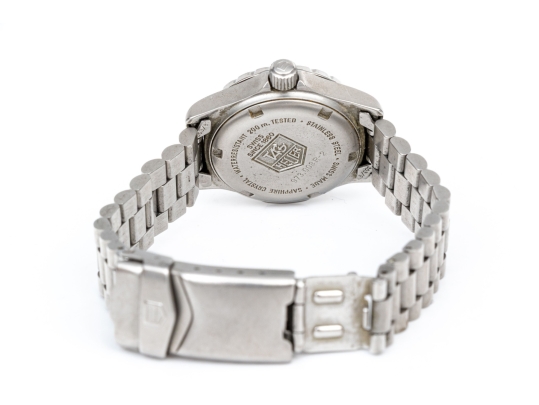 Tag Heuer 27MM Steel 973.008, Black Dial On Bracelet 