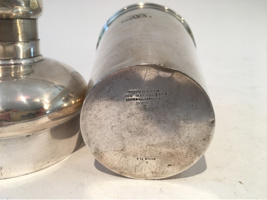 Tiffany & Co. Fabulous Vintage Cocktail Shaker, Monogramed