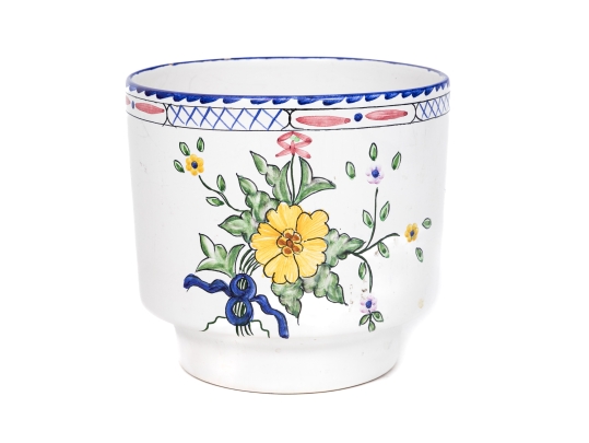 Charming Hand Painted Tiffany & Co. Flower Pot