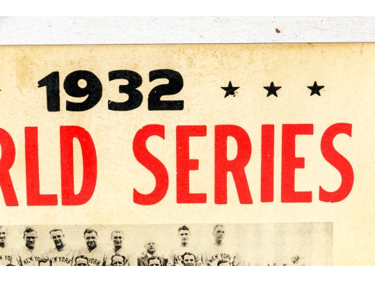 Collection Of Four Antique And Vintage Major League Baseball Posters With 1951 Pennant Poster