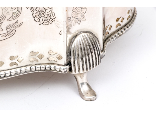 English Silver Plated Cachepot / Jardiniere