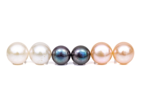 Collection Of Multi-colored Cultured Freshwater Pearl Stud Earrings