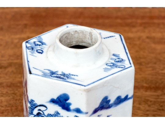 Two Chinese Blue And White Porcelain Wares