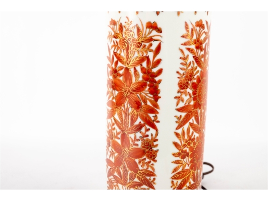 Vintage Chinese Hat Stand Converted Table Lamp