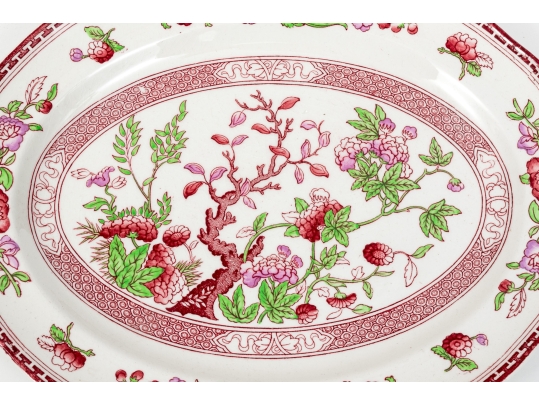 Set Of 2 Vintage English, Staffordshire Serving Platters