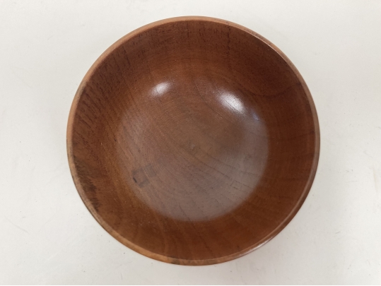Turned Wood Tea Bowl Form Vessel  After Bob Stockdale