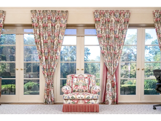 Substantial Group Of Luxurious Custom Curtains And Liners