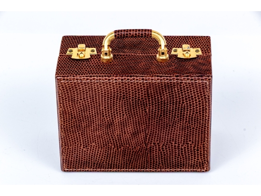 Vintage Asprey Cased Playing Card Set With Dice