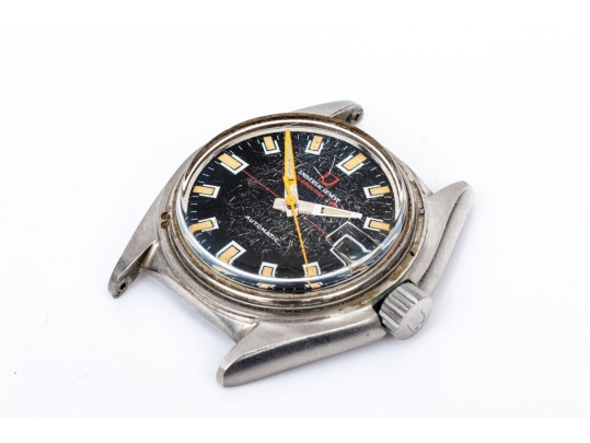 Universal Geneve Polerouter Sub Stainless Steel Watch Head, Circa 1968, As-is