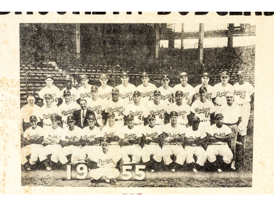 Collection Of Four Antique And Vintage Major League Baseball Posters With 1951 Pennant Poster