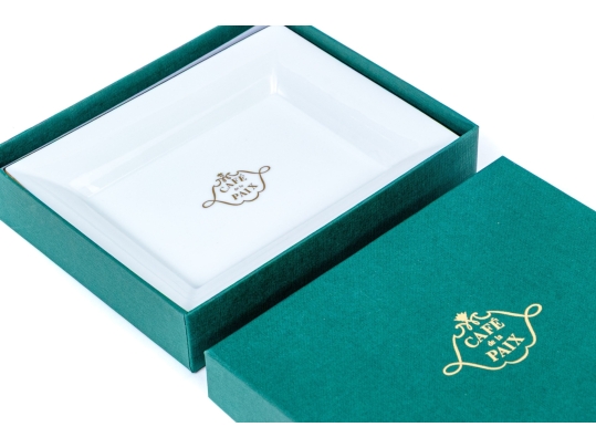 Royal Limoges Cafe De La Paix Porcelain Dish, Boxed