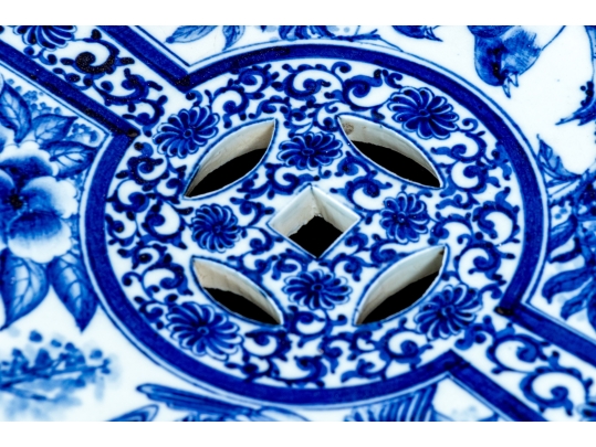 Decorative Chinese Blue And White Porcelain Garden Stool