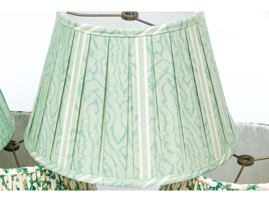 Collection Of Five Quality Fabric Lamp Shades