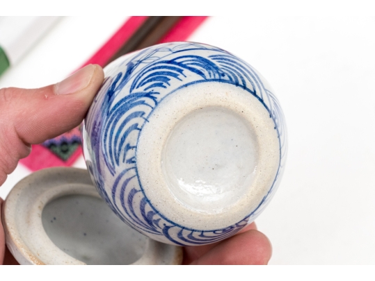 Asian Decorative Collection Including Chopsticks