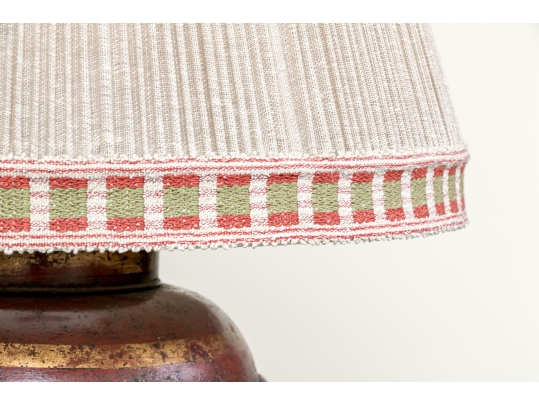 Pair Of Tole Table Lamps